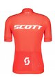 SCOTT Rövid kerékpáros mez rövidnadrággal - RC PRO SS - szürke/fehér/piros