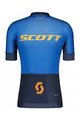 SCOTT Rövid ujjú kerékpáros mez - RC PRO SS - narancssárga/kék