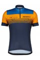 SCOTT Rövid kerékpáros mez rövidnadrággal - RC TEAM 20 SS - narancssárga/kék
