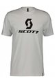 SCOTT Rövid ujjú kerékpáros póló - ICON SS - fehér/fekete