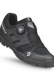 SCOTT Kerékpáros cipő - SPORT CRUS-R BOA ECO - ezüst/fekete