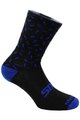 SIX2 Klasszikus kerékpáros zokni - MERINO WOOL - kék/fekete