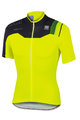 SPORTFUL Rövid ujjú kerékpáros mez - BODYFIT PRO TEAM - sárga/fekete
