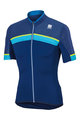 SPORTFUL Rövid ujjú kerékpáros mez - PISTA - kék