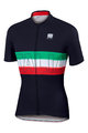 SPORTFUL Rövid ujjú kerékpáros mez - ITALIA - fekete