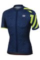 SPORTFUL Rövid ujjú kerékpáros mez - PRISM - kék/sárga