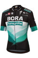 SPORTFUL Rövid ujjú kerékpáros mez - BORA HANSGROHE 2020 - zöld/fekete