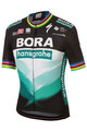 SPORTFUL Rövid ujjú kerékpáros mez - BORA HANSGROHE 2020 - fekete/zöld/színes