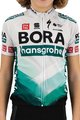 SPORTFUL Rövid ujjú kerékpáros mez - BORA 2021 KIDS BOH - zöld/szürke