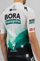 SPORTFUL Rövid ujjú kerékpáros mez - BORA HANSGROHE 2021 - szürke/zöld