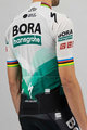 SPORTFUL Rövid ujjú kerékpáros mez - BORA HANSGROHE 2021 - szürke/zöld