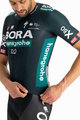 SPORTFUL Rövid ujjú kerékpáros mez - BORA HANSGROHE 2021 - zöld/fekete