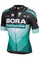 SPORTFUL Rövid ujjú kerékpáros mez - BORA HANSGROHE 2019 - zöld/fekete
