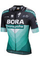 SPORTFUL Rövid ujjú kerékpáros mez - BORA HANSGROHE 2019  - zöld/fekete