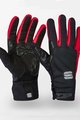 SPORTFUL Kerékpáros kesztyű hosszú ujjal - WS ESSENTIAL 2 - piros/fekete