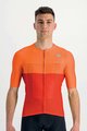 SPORTFUL Rövid ujjú kerékpáros mez - LIGHT PRO - narancssárga