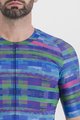 SPORTFUL Rövid ujjú kerékpáros mez - GLITCH BOMBER - kék