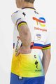 SPORTFUL Rövid ujjú kerékpáros mez - TOTAL ENERGIES 2022 - sárga/narancssárga/fehér/kék