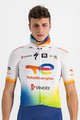 SPORTFUL Kerékpáros nyakmelegítő - TOTAL ENERGIES 2022 - narancssárga/fehér/kék/sárga
