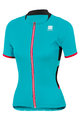 SPORTFUL Rövid ujjú kerékpáros mez - LUNA LADY - türkiz