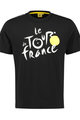 TDF Rövid ujjú kerékpáros póló - - black - fekete