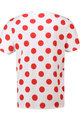 TDF Rövid ujjú kerékpáros póló - TDF LEADER POIS '21 - fehér/piros