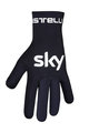 CASTELLI Kerékpáros kesztyű hosszú ujjal - TEAM SKY 2019 DULVIO - fekete/fehér/kék