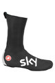 CASTELLI Kerékpáros kamásli cipőre - TEAM SKY 2019 - fekete