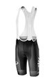 CASTELLI Rövid kerékpáros nadrág kantárral - TEAM SKY 2019 - fekete/fehér