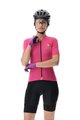 UYN Rövid ujjú kerékpáros mez - LIGHTSPEED LADY - rózsaszín/fekete