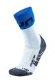 UYN Klasszikus kerékpáros zokni - LIGHT - kék/szürke/fehér