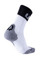 UYN Klasszikus kerékpáros zokni - LIGHT - fehér/szürke/fekete