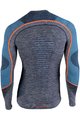 UYN Hosszú ujjú kerékpáros póló - AMBITYON - narancssárga/kék/szürke