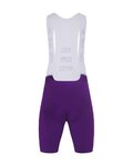 HOLOKOLO Rövid kerékpáros mez rövidnadrággal - AEROLITE - lila/fehér