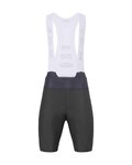 HOLOKOLO Rövid kerékpáros mez rövidnadrággal - SPARROVER - antracit/barna