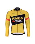 BONAVELO Kerékpáros téli szett - JUMBO-VISMA 2024 WNT - sárga/fekete