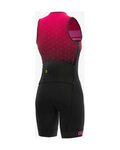 ALÉ Kerékpáros overall - TRIATHLON STARS LONG TRI LADY - piros/fekete