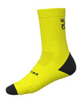 ALÉ Klasszikus kerékpáros zokni - DIGITOPRESS - sárga