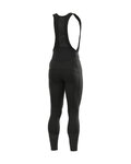 ALÉ Hosszú kerékpáros nadrág kantárral - R-EV1 CLIMA WARM - fekete