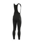 ALÉ Hosszú kerékpáros nadrág kantárral - R-EV1 SPEEDFONDO PLUS - fekete