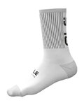 ALÉ Klasszikus kerékpáros zokni - ACCESSORI FENCE - fehér/fekete