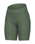 ALÉ Rövid kerékpáros nadrág kantár nélkül - MAGIC COLOUR PR-E - zöld