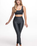 ATHLEEYA legging - ESSENTIAL MATTE - fekete