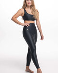 ATHLEEYA legging - ESSENTIAL MATTE - fekete