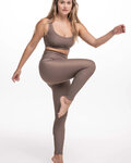 ATHLEEYA legging - ESSENTIAL MATTE - bézs