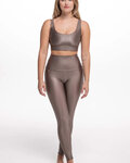ATHLEEYA legging - ESSENTIAL SHINE - bézs