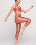 ATHLEEYA legging - DANCE SHINE - bronz