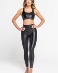 ATHLEEYA legging - COFFEE SHINE - fekete