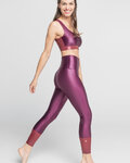 ATHLEEYA legging - COFFEE SHINE - lila