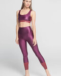 ATHLEEYA legging - COFFEE SHINE - lila
